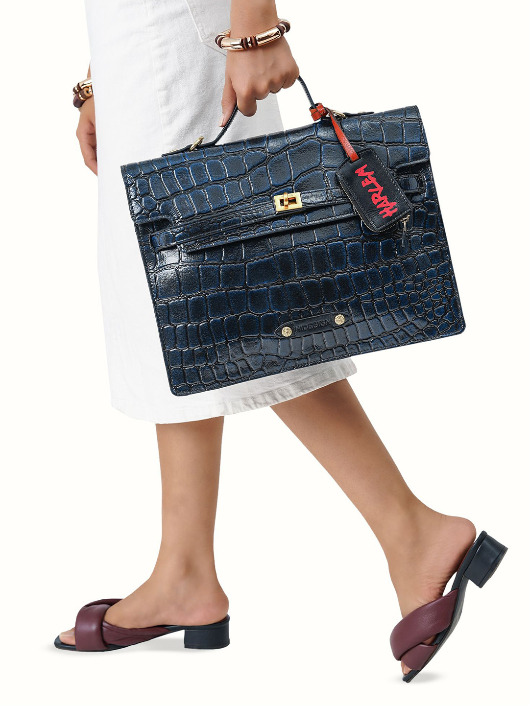 Hidesign TINA TURNER 02 Women Leather Structured Shoulder Bag