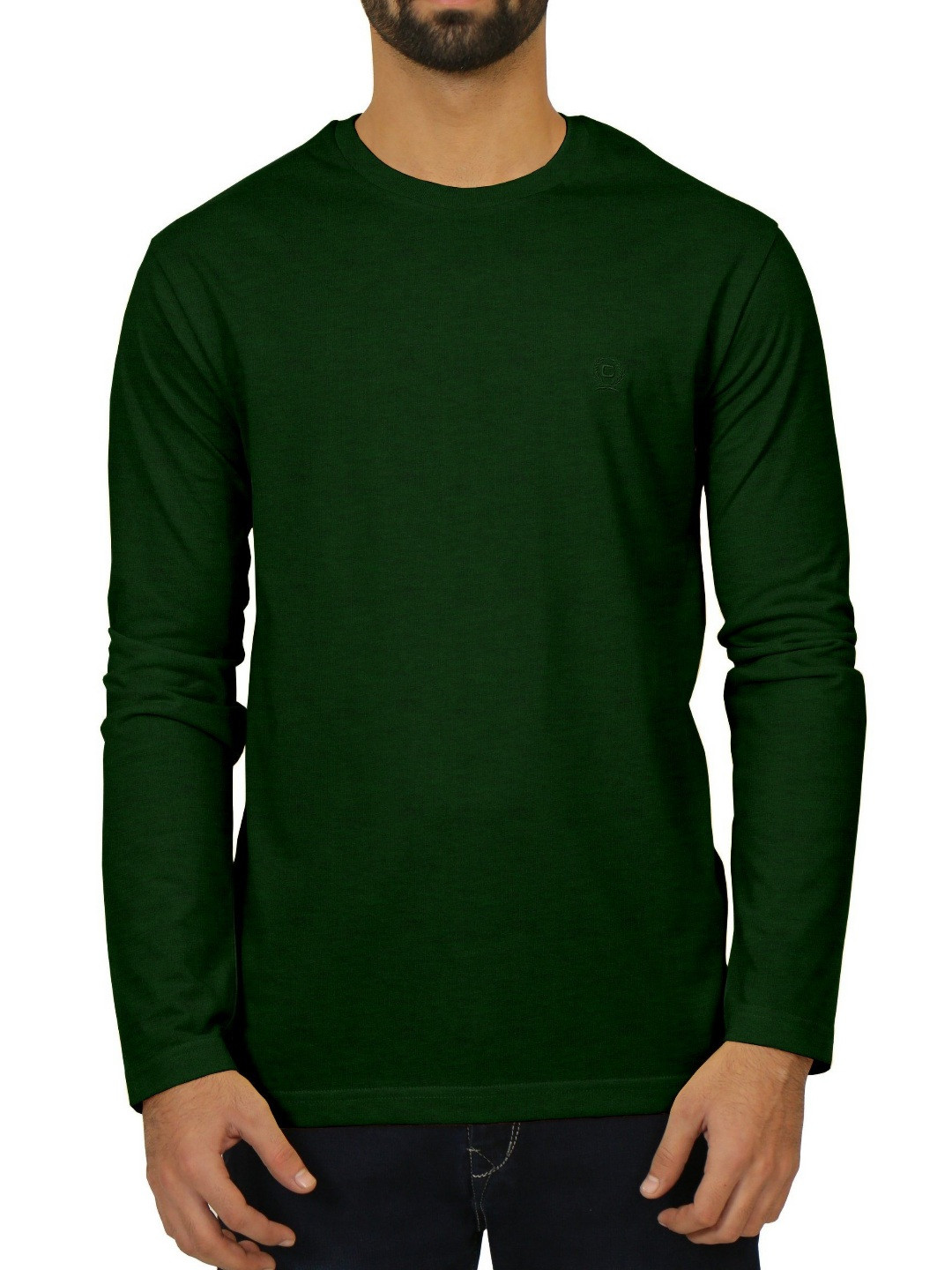 CELSIUS Men Regular Fit Full Sleeve Crew Neck T-shirt