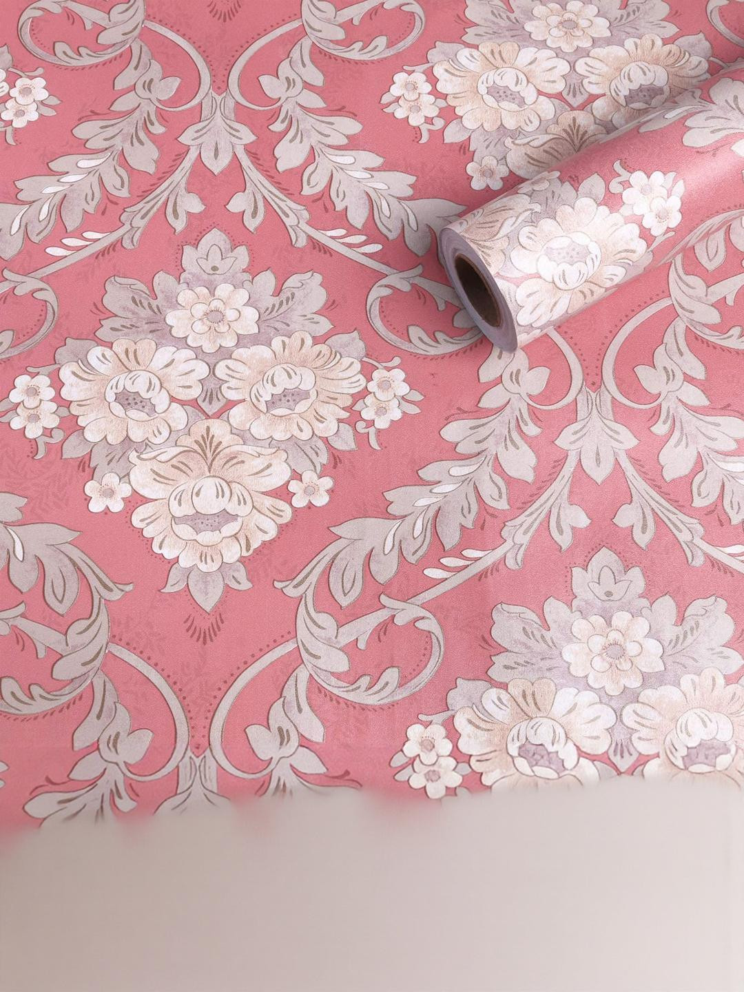 Eurotex PVC Floral Matte Sticking Bedroom -17.7In