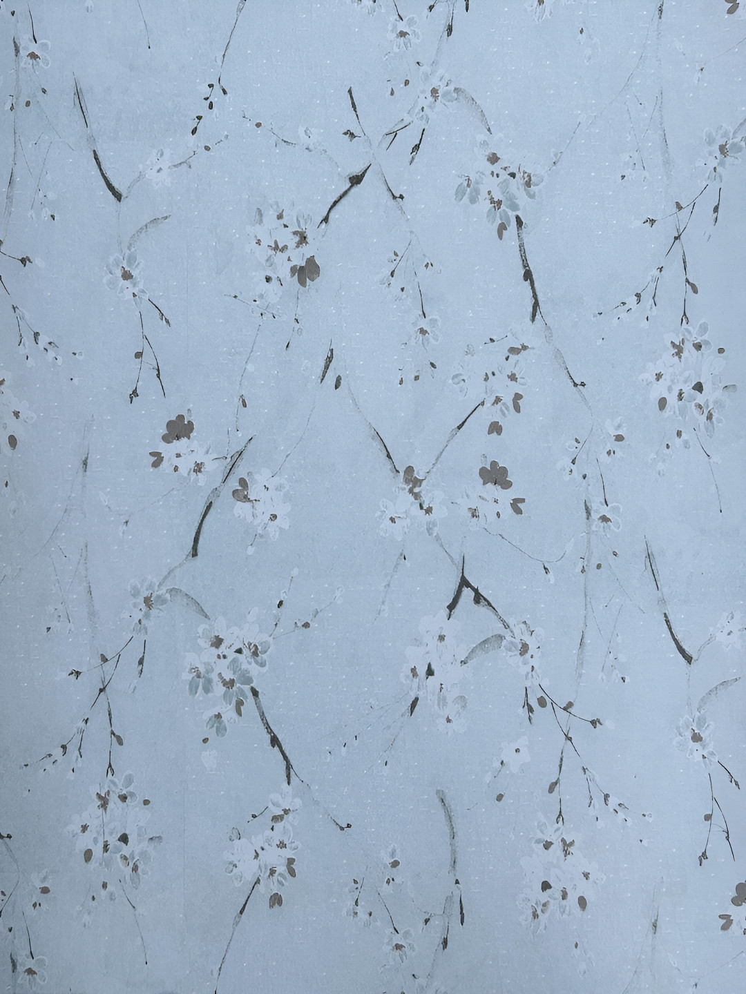 HOMEMATES Blue & Black Floral Printed Waterproof Peel Stick Self Adhesive Wallpaper