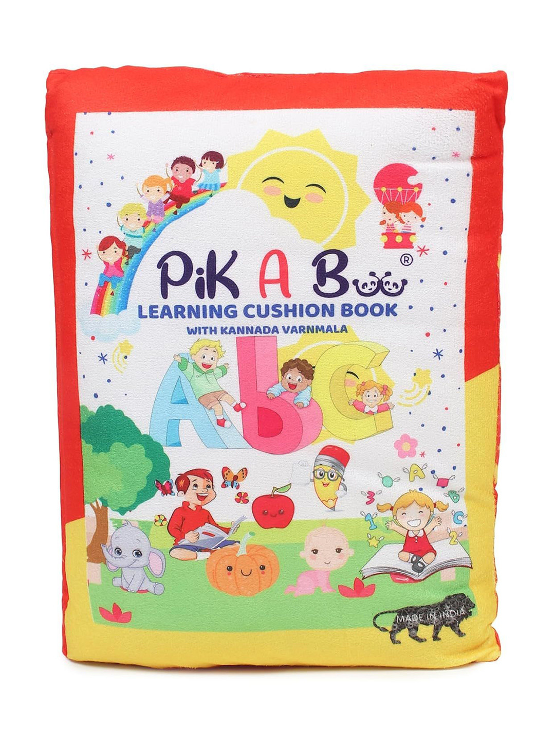 PiK A BOO Kids Soft Cushion Toy for Baby Learning & Play (6 Months to 3 Years) Book