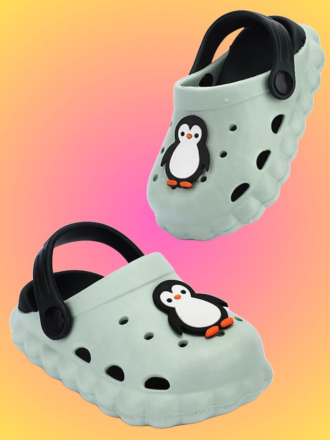 INDUS CLOUD Little Wonders Kids Lightweight Waterproof Rubber Clogs