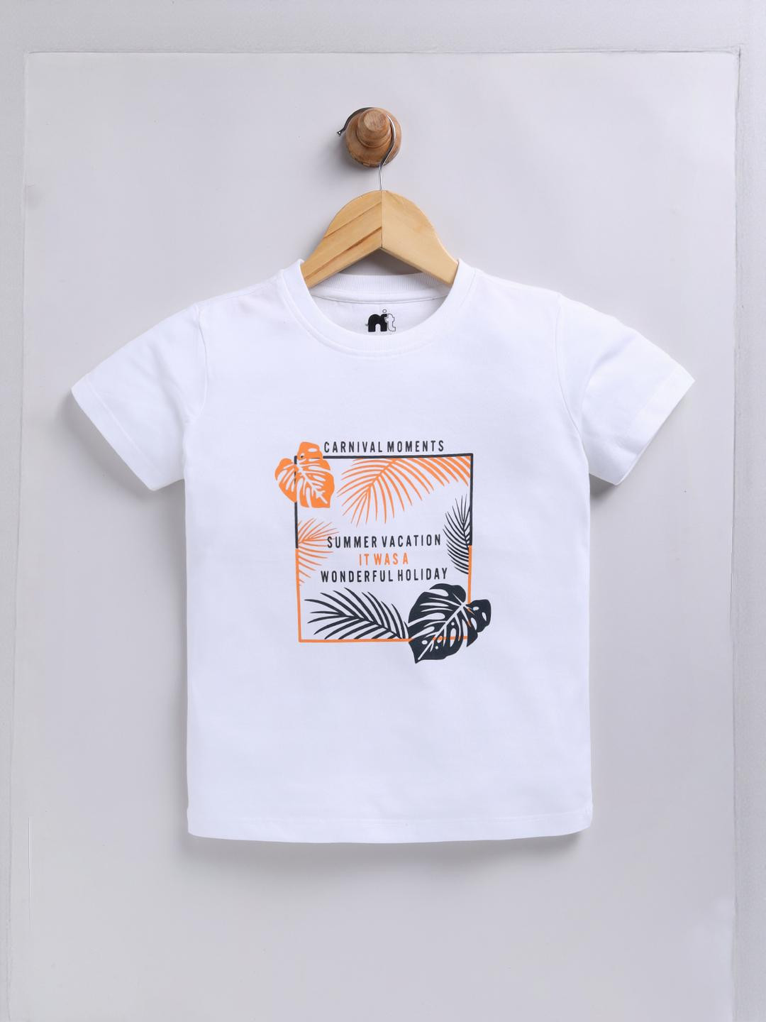 nit kid Boys White Tshirts