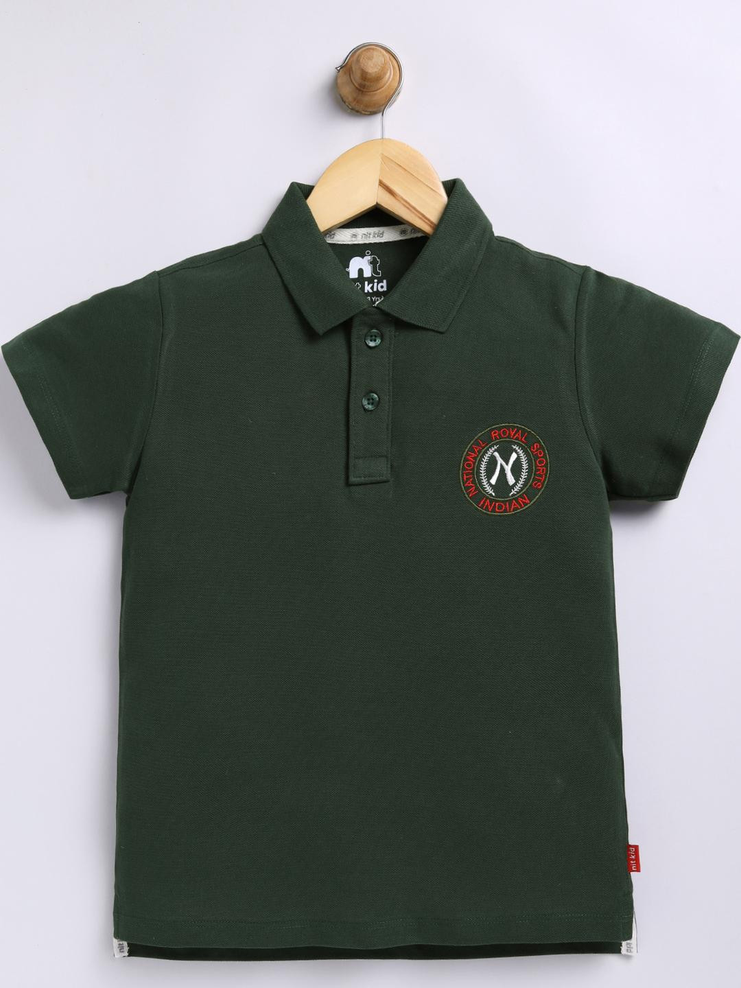 nit kid Boys Green Tshirts