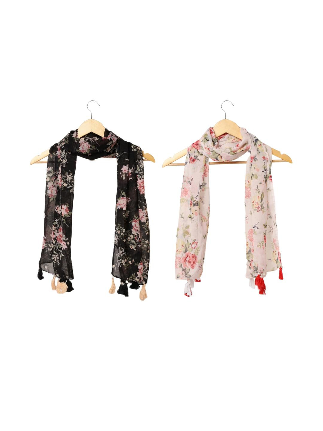 StoleVilla Floral Chiffon Stoles