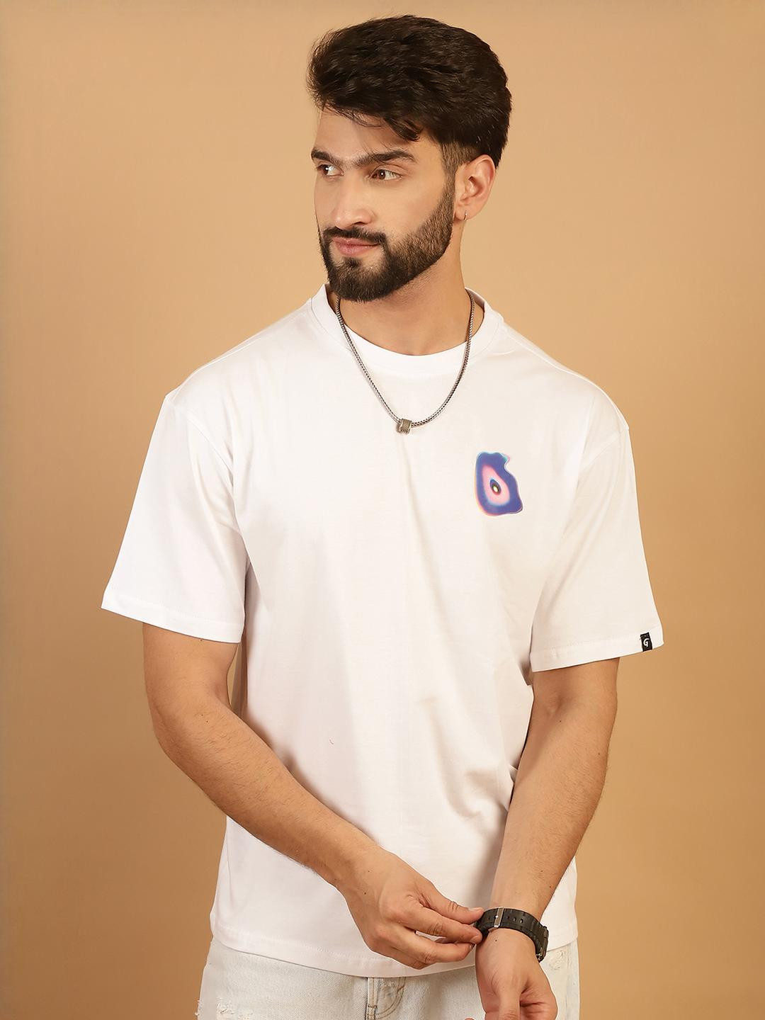 Oversized Graphic White T-Shirt