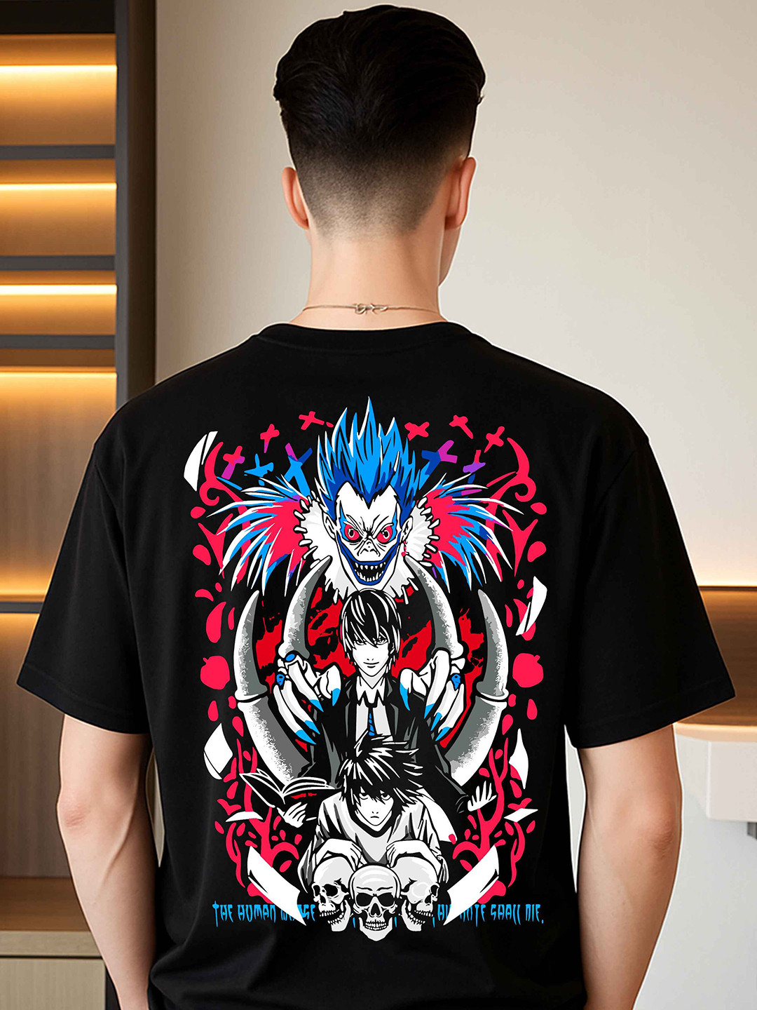 zentik Men Graphic Printed Round Neck T-shirt