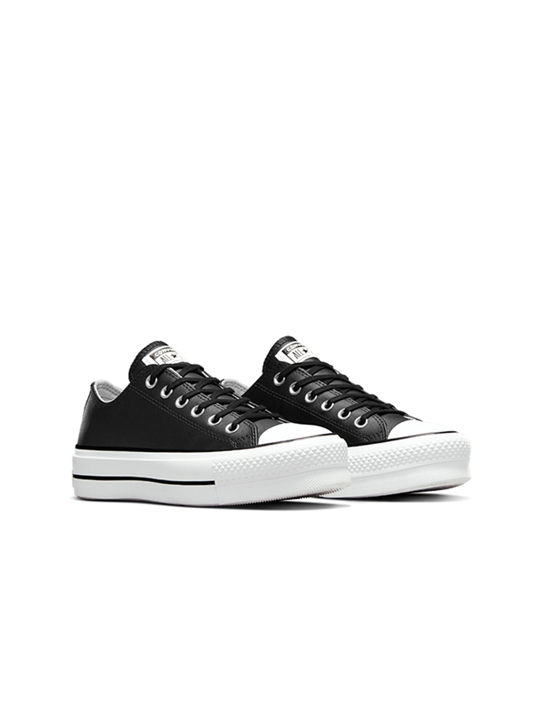 Converse Women Chuck Taylor All Star Lift Platform Leather Low Top Sneaker