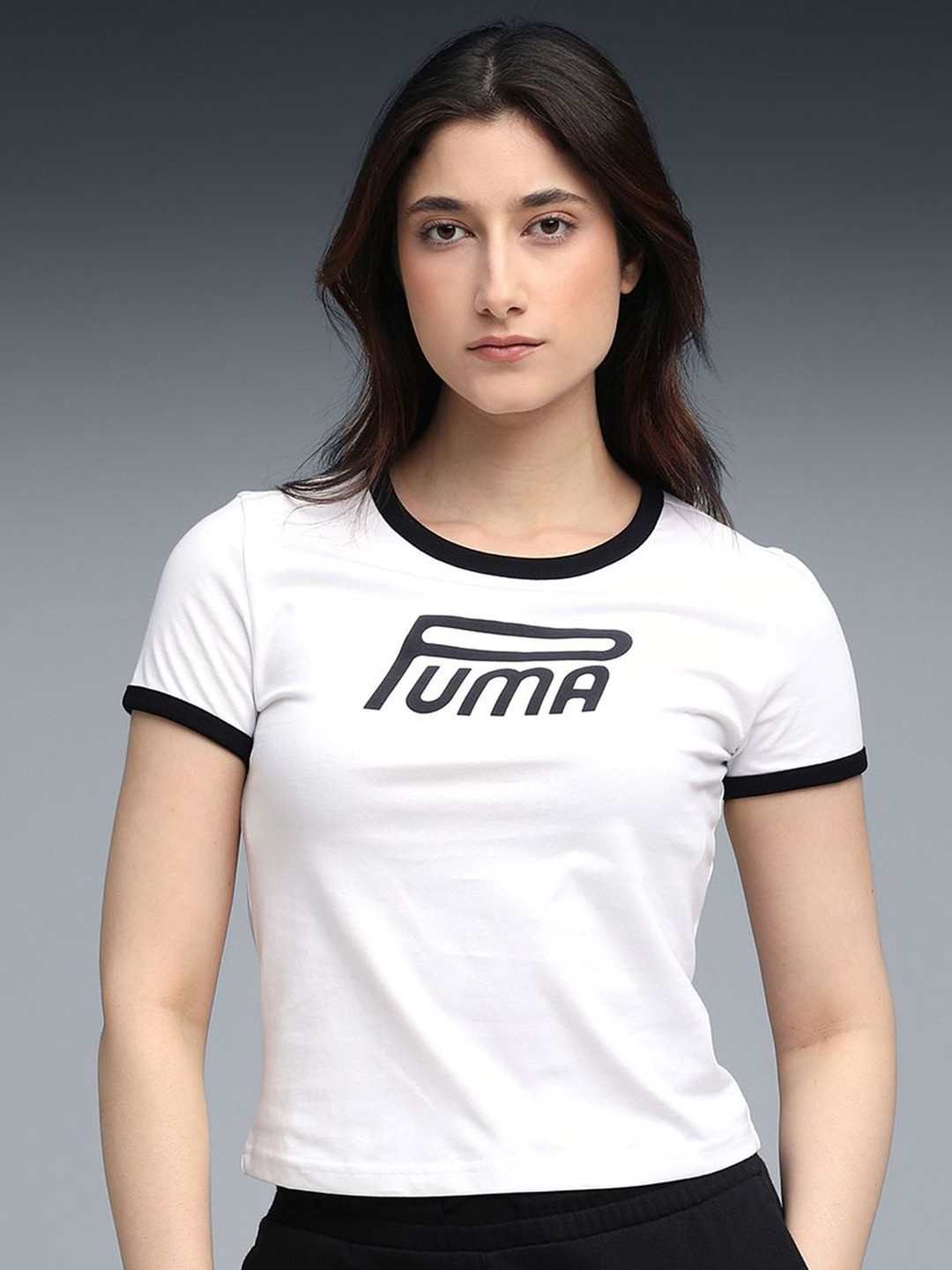Puma FUTURE ARCHIVE Women's Cotton Slim Fit Tee