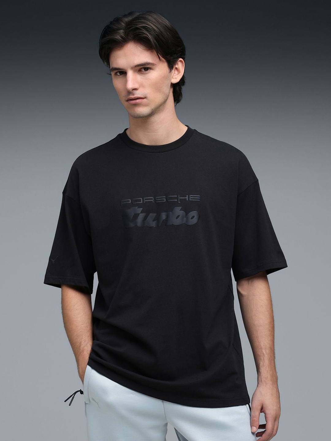 PUMA Motorsport Porsche Legacy Men's Oversized Puff Print Tee