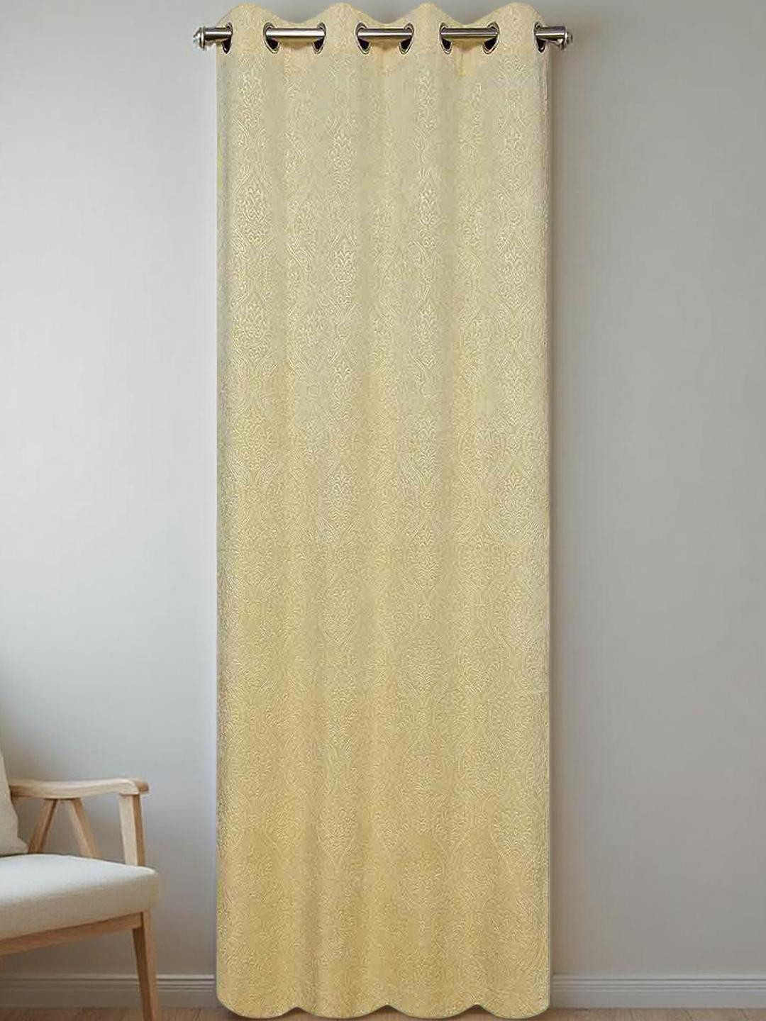 IVAZA Cream Velvet Door Curtains