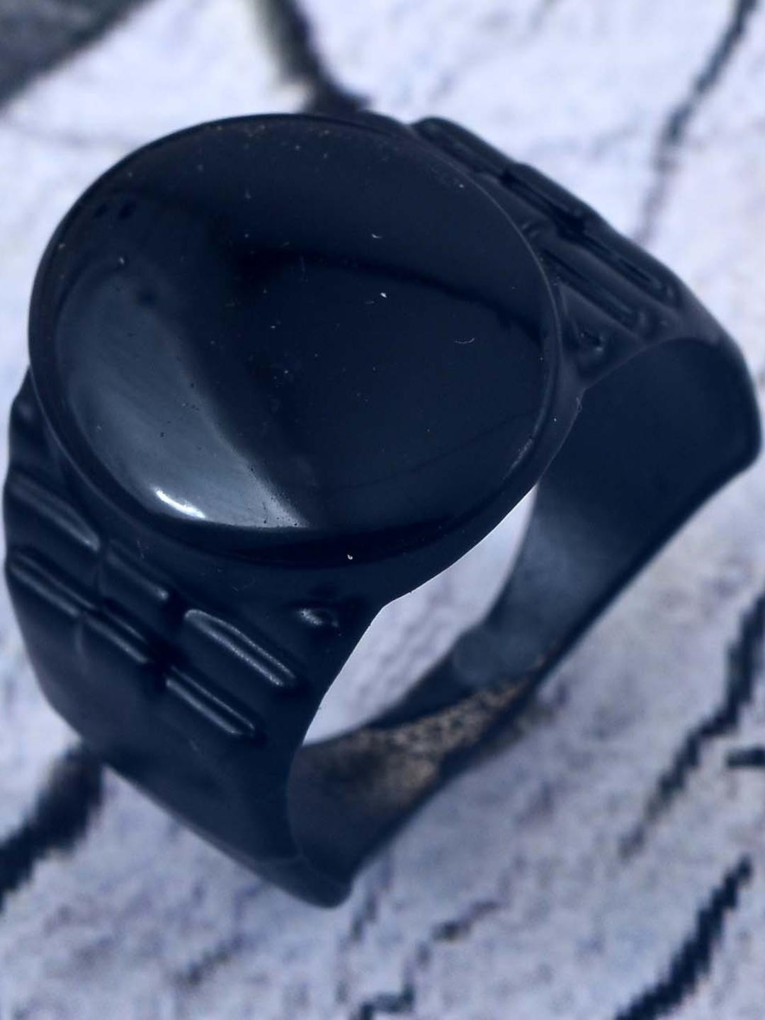 Missmister Men Black Ring