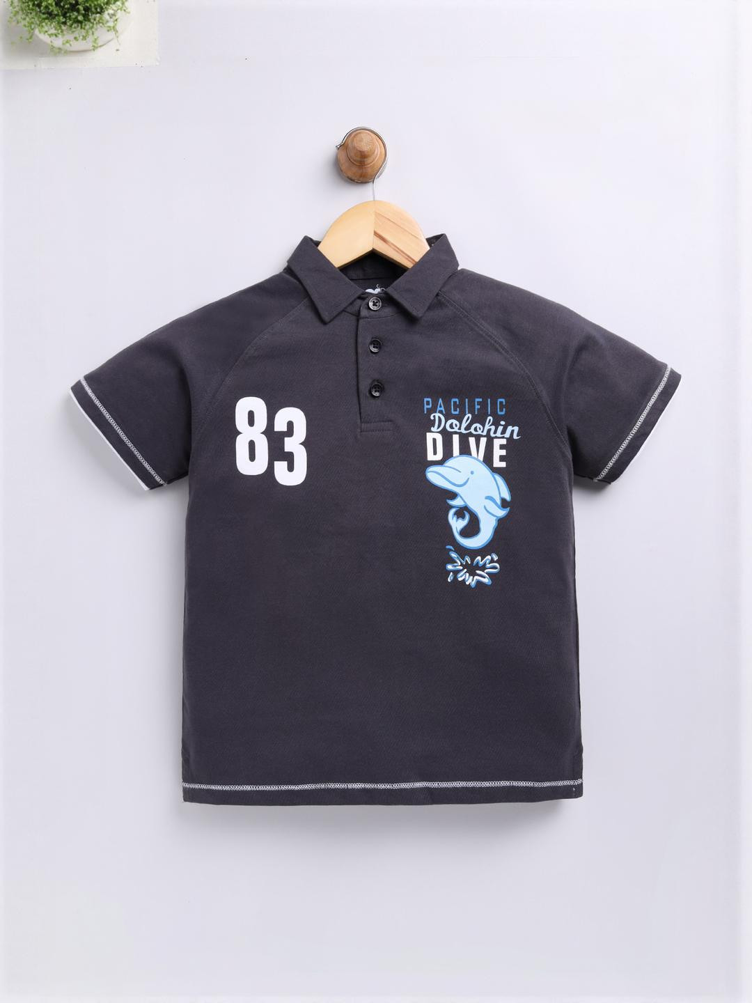 nit kid Boys Printed Pure Cotton T-shirt