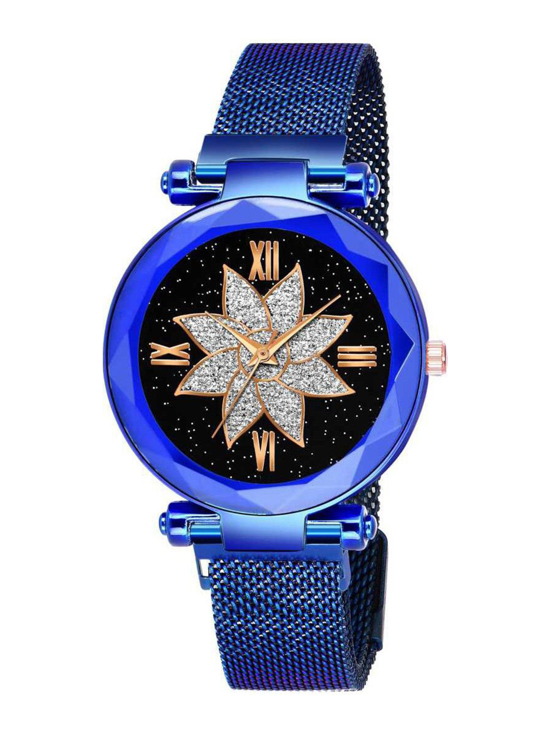Gopal Shopcart Unisex Embellished Dial & Bracelet Style Straps Analogue Watch
