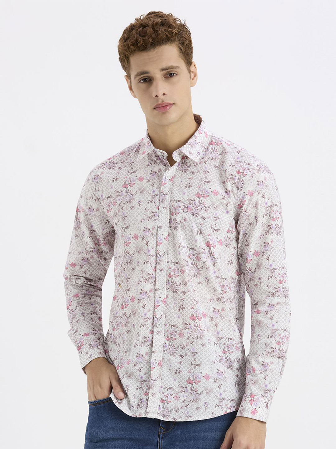 ROCKING SWAMY Men Floral Printed Regular Fit Casual Shirt