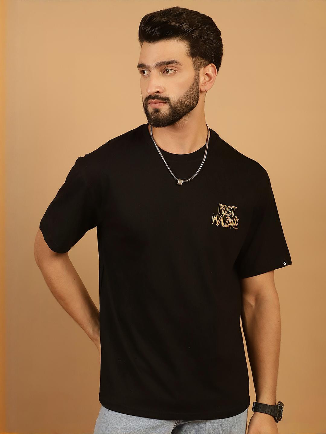 Oversized Graphic Black T-Shirt