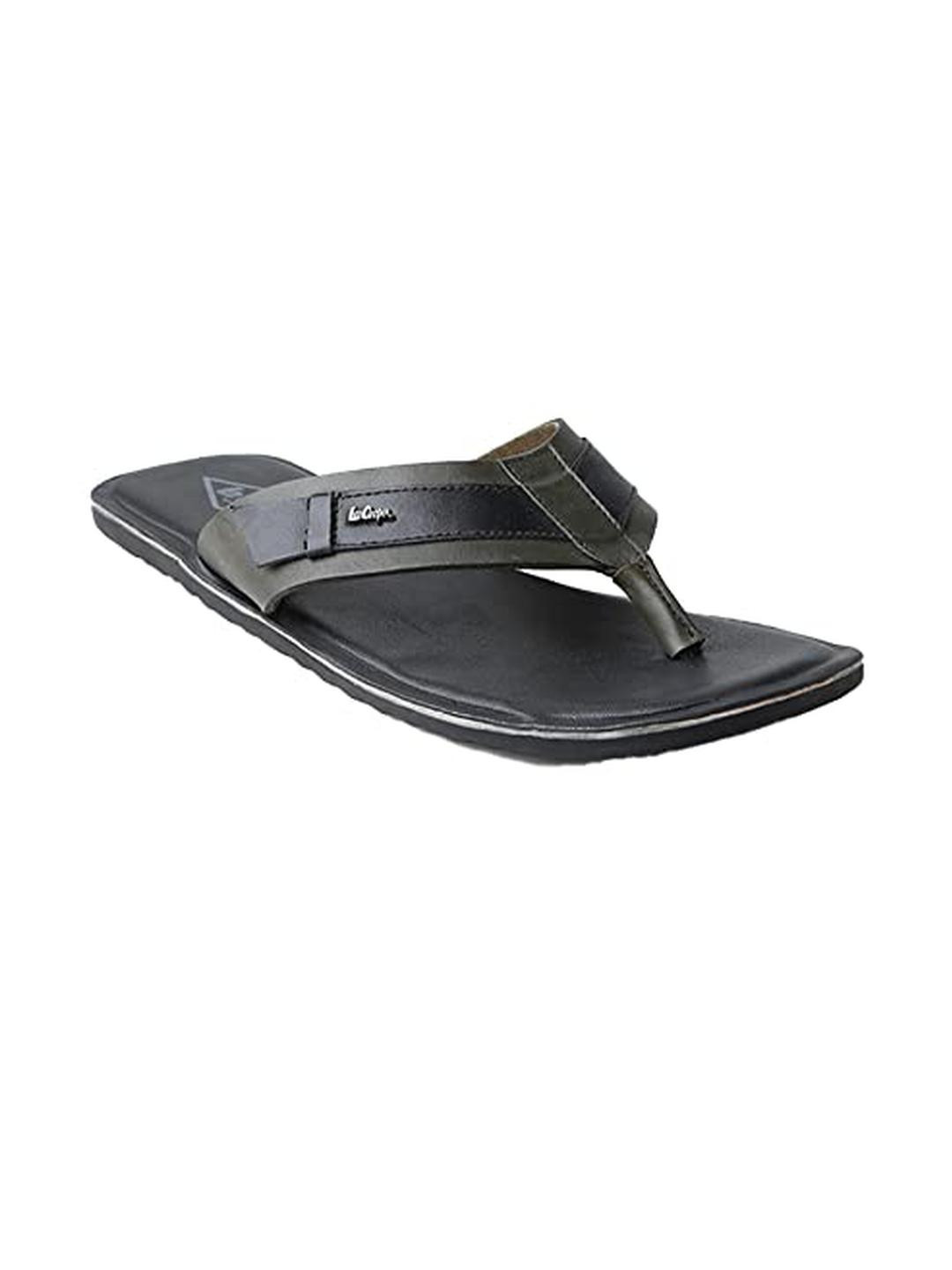 Lee Cooper Men Olive Flip Flops