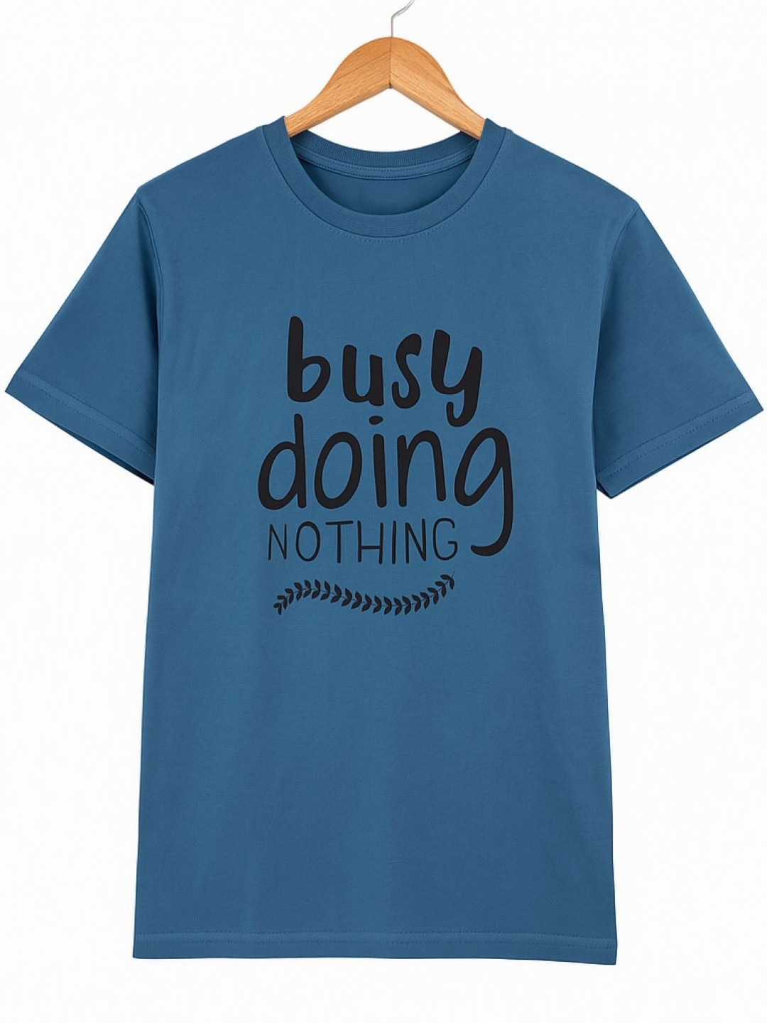 TeenTrums Boys Typography Printed Regular Fit Round Neck Cotton T-shirt