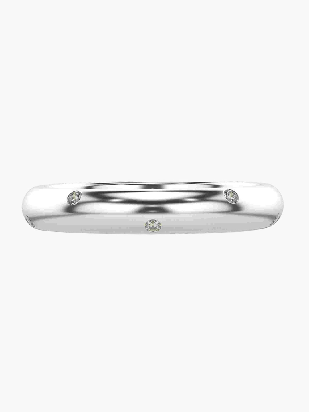VALANOVA Women Sterling Silver Plated with Gold & 0.1CT Lab Grown Diamond 3.2gm