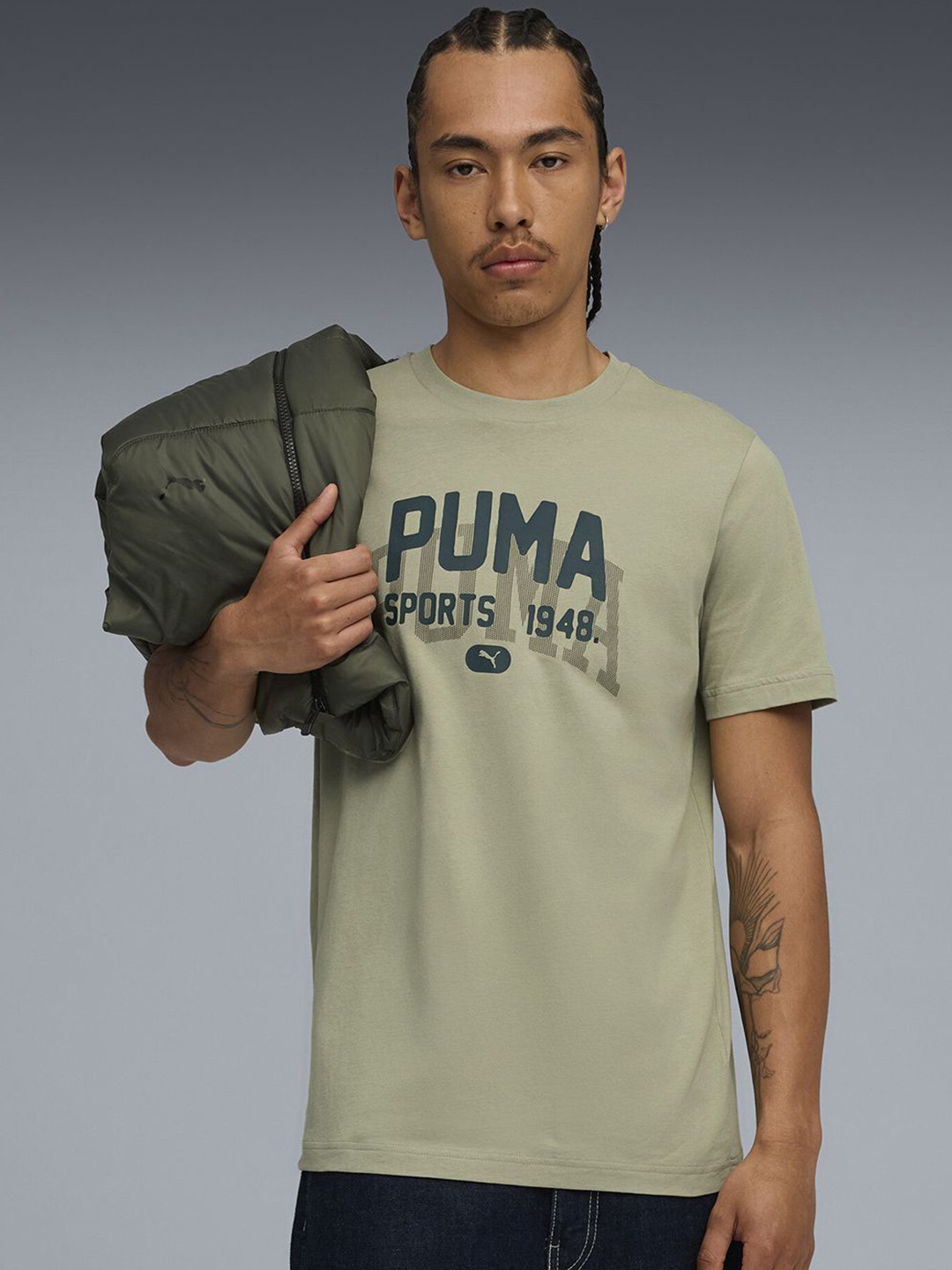 Puma Mens Cotton Graphic Printed T-shirt