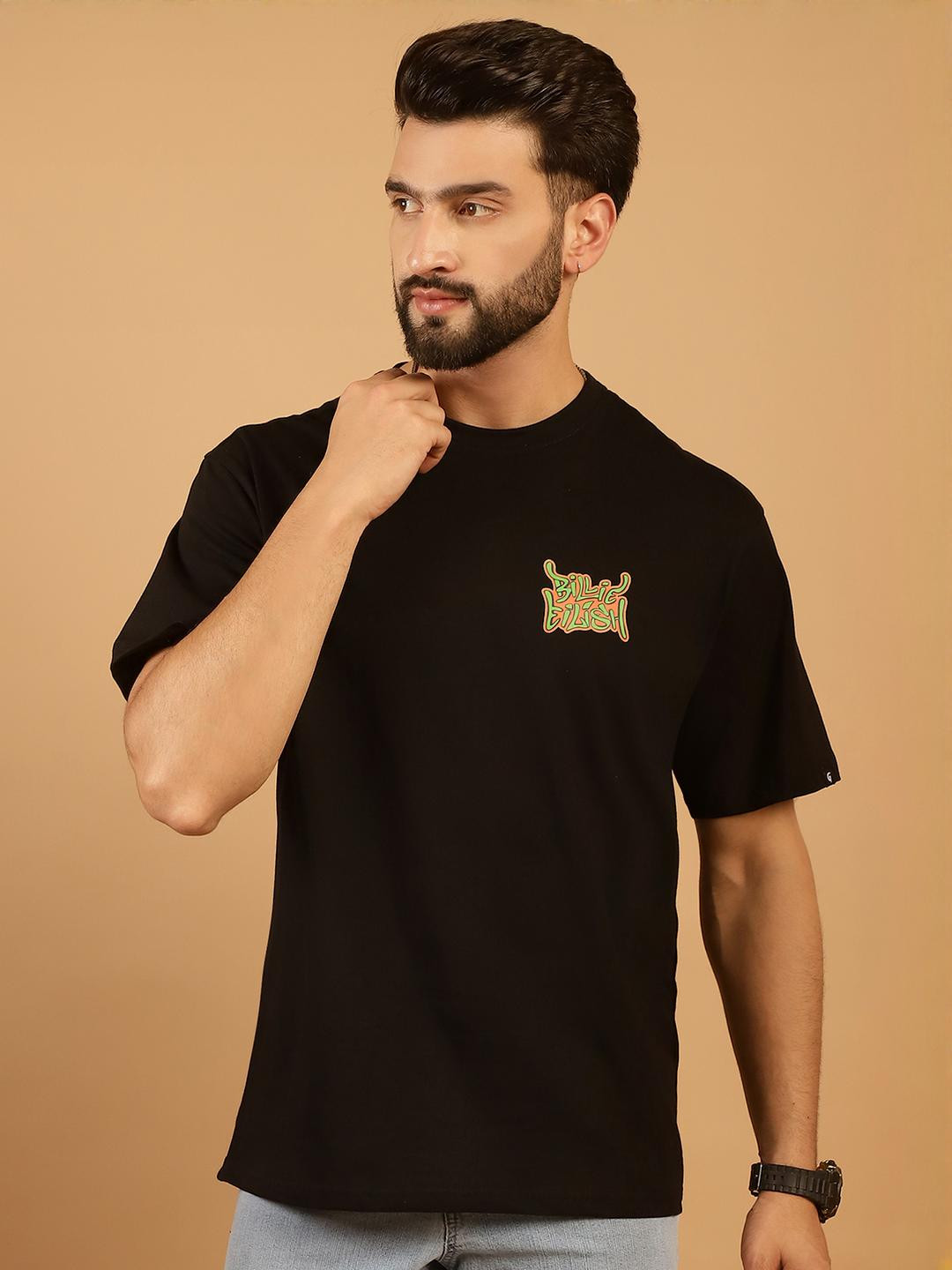 Oversized Graphic Black T-Shirt