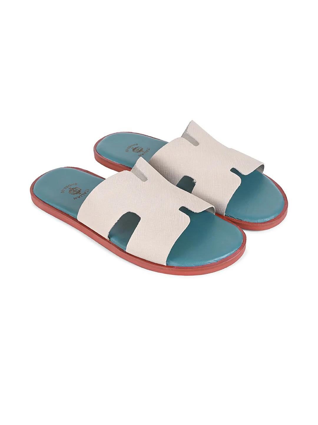 ITALIAN SHOES CO White  Flip Flops
