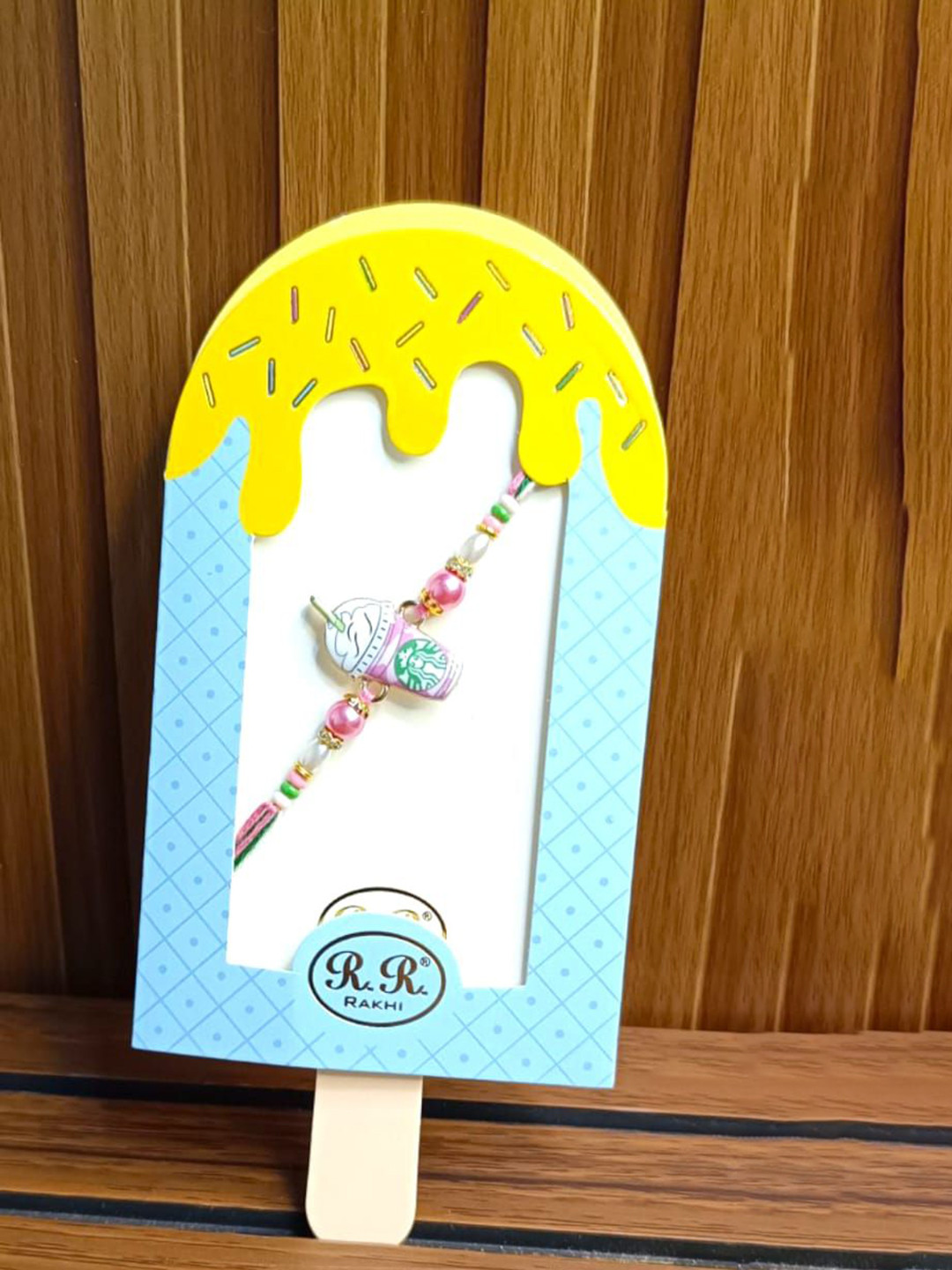 PUFFSMART Set Of 2 Kids Starbucks Designe Rakhi