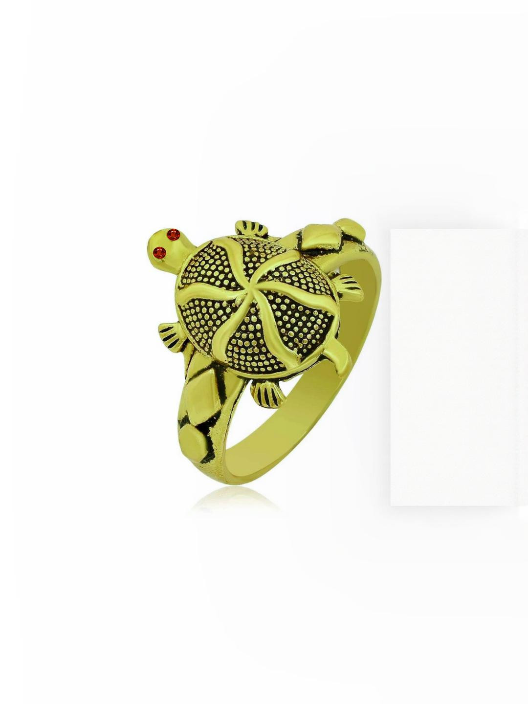 Dynamic Retail Global TURTLE RING Green Alloy Ring ()