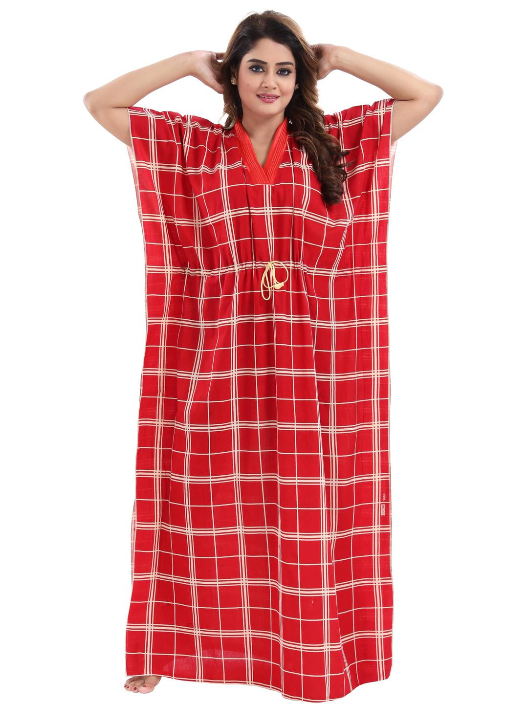 Inner Beats Women Red Nightdress