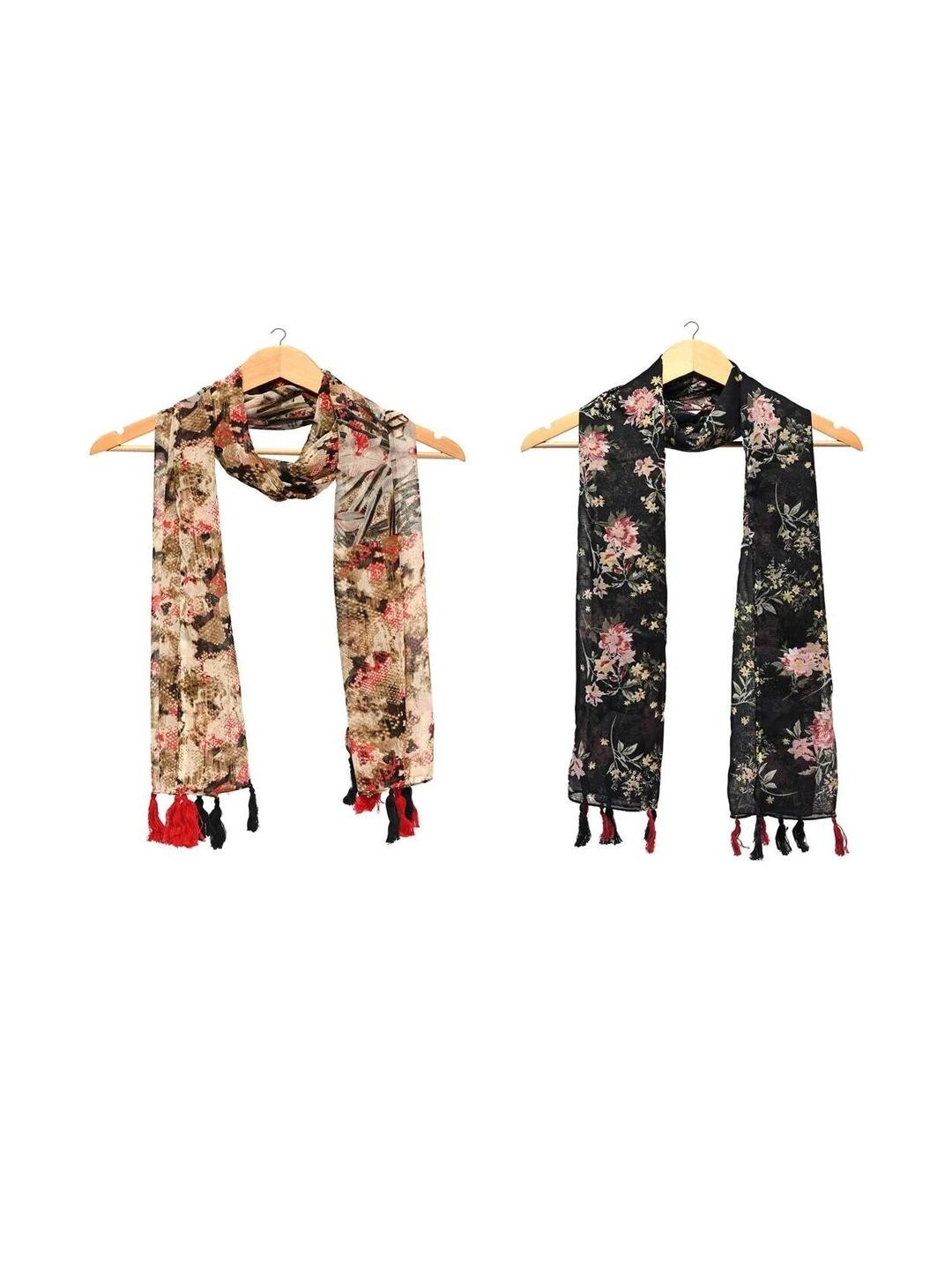 StoleVilla Floral Chiffon Stoles