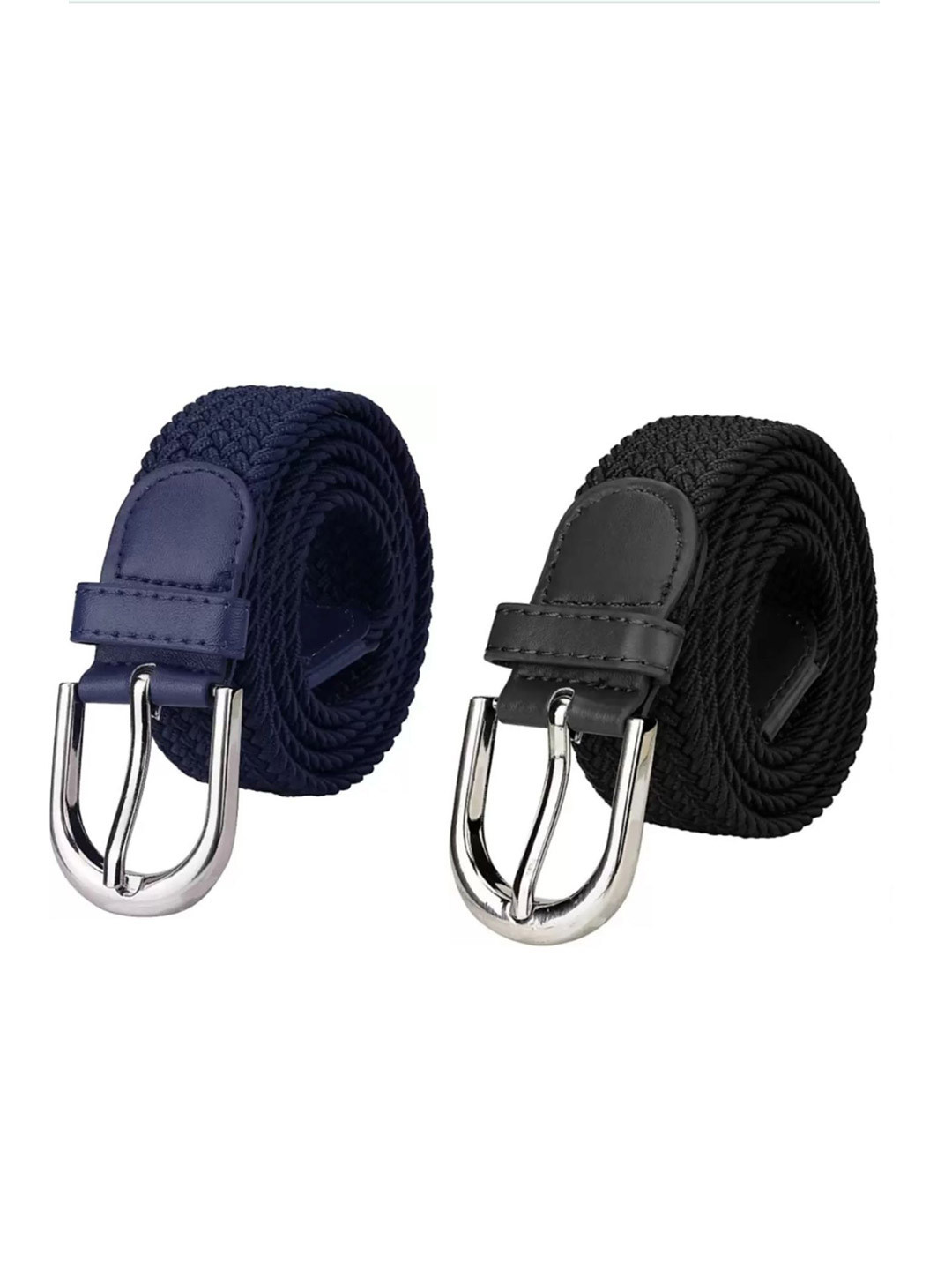 Niddleman Men Braided Pack Of 2 Belt