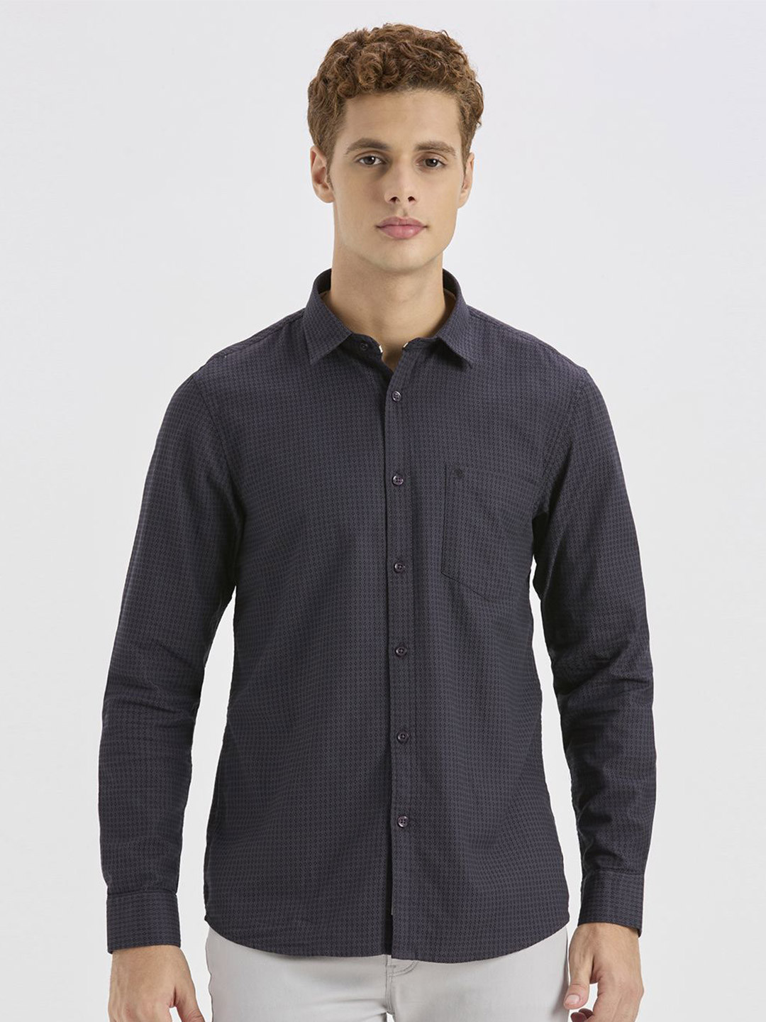 ROCKING SWAMY Men Printed Slim Fit Comfortable & Breathable Casual Shirt