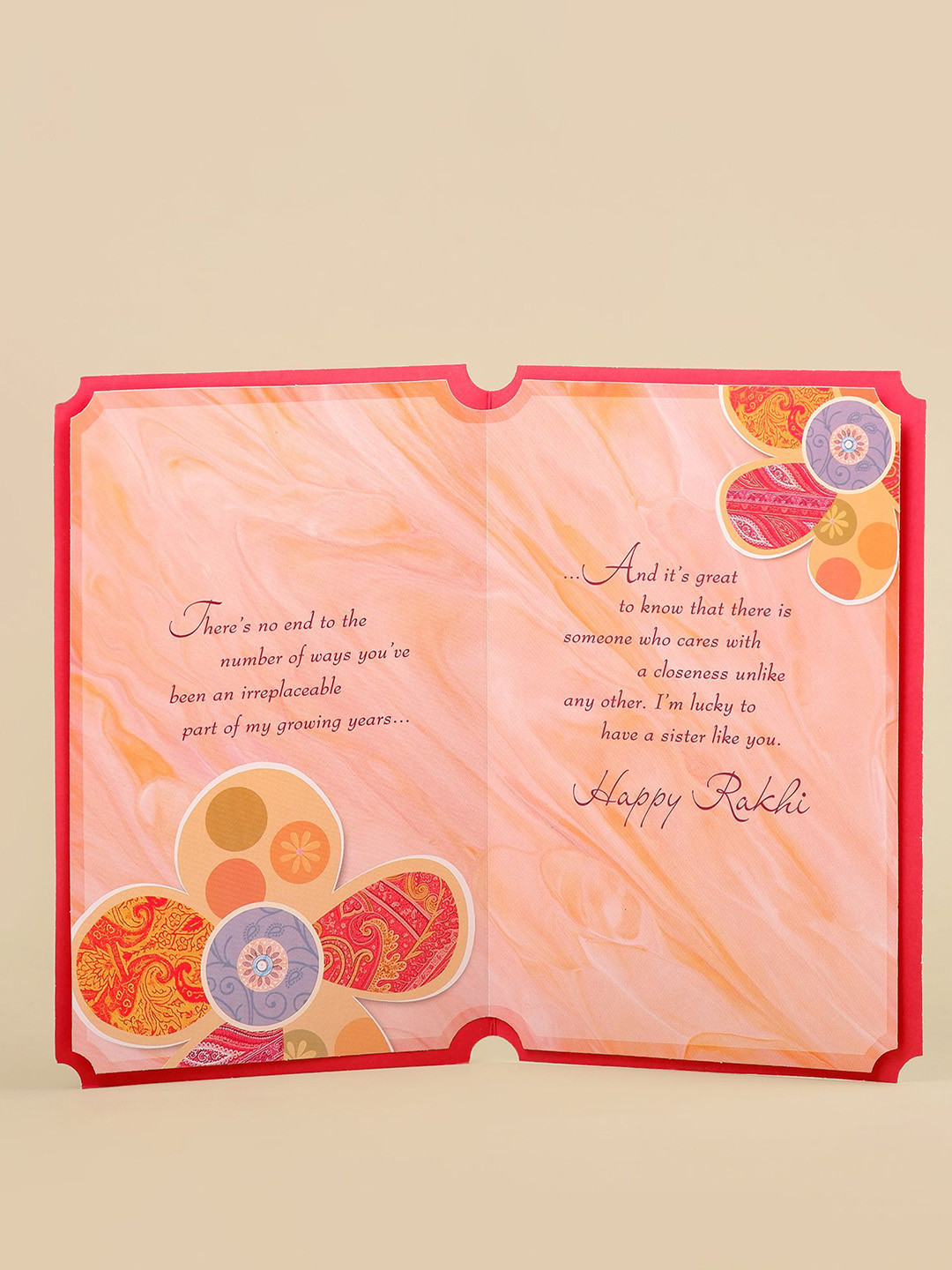 Archies Set Of 2 Dear Sister Raksha Bandhan Greeting Card With Envelope