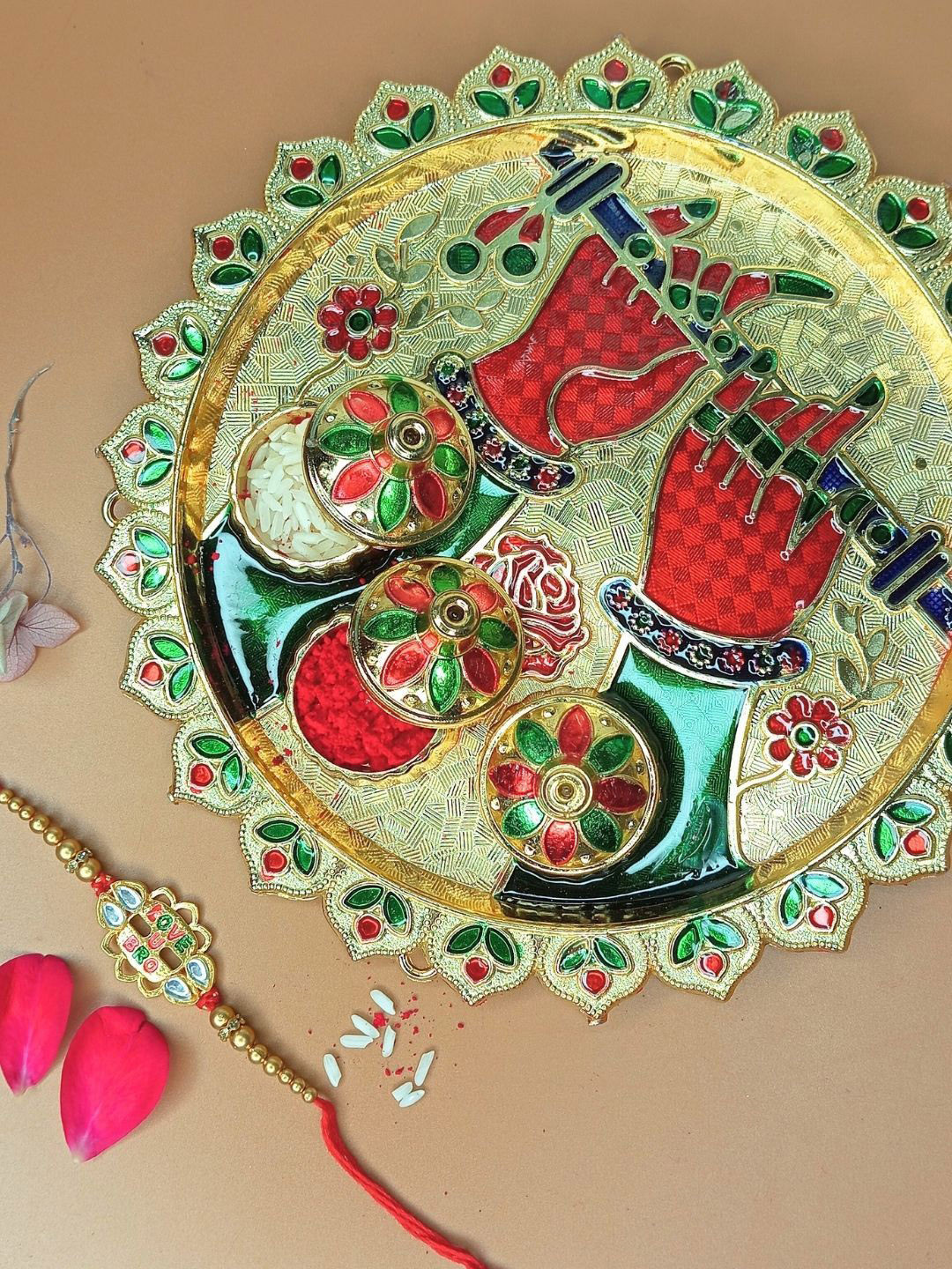 Anouk Rakhi Card & Thali
