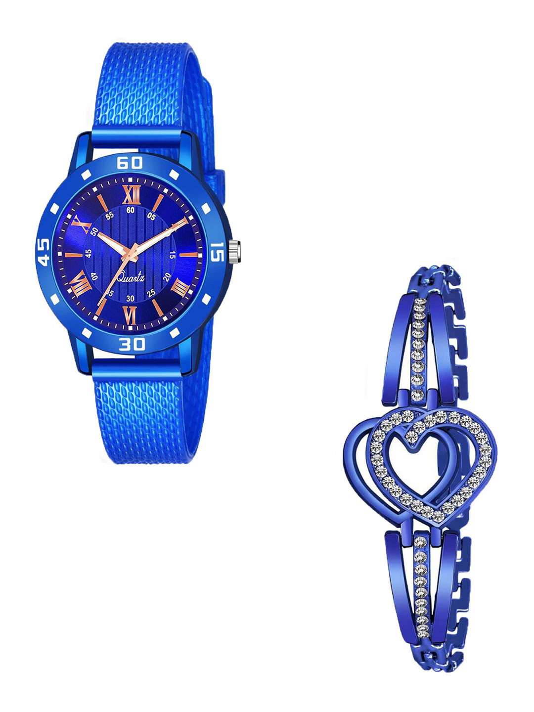 Gopal Shopcart Unisex Textured Dial & Straps Analogue Watch 1016 BLU AVIYO S W H Breclect