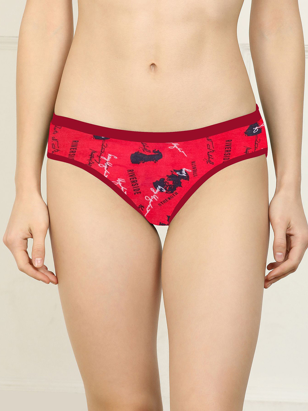 Samvar Printed Cotton Hipster Brief 3SNY-3WDOT_S