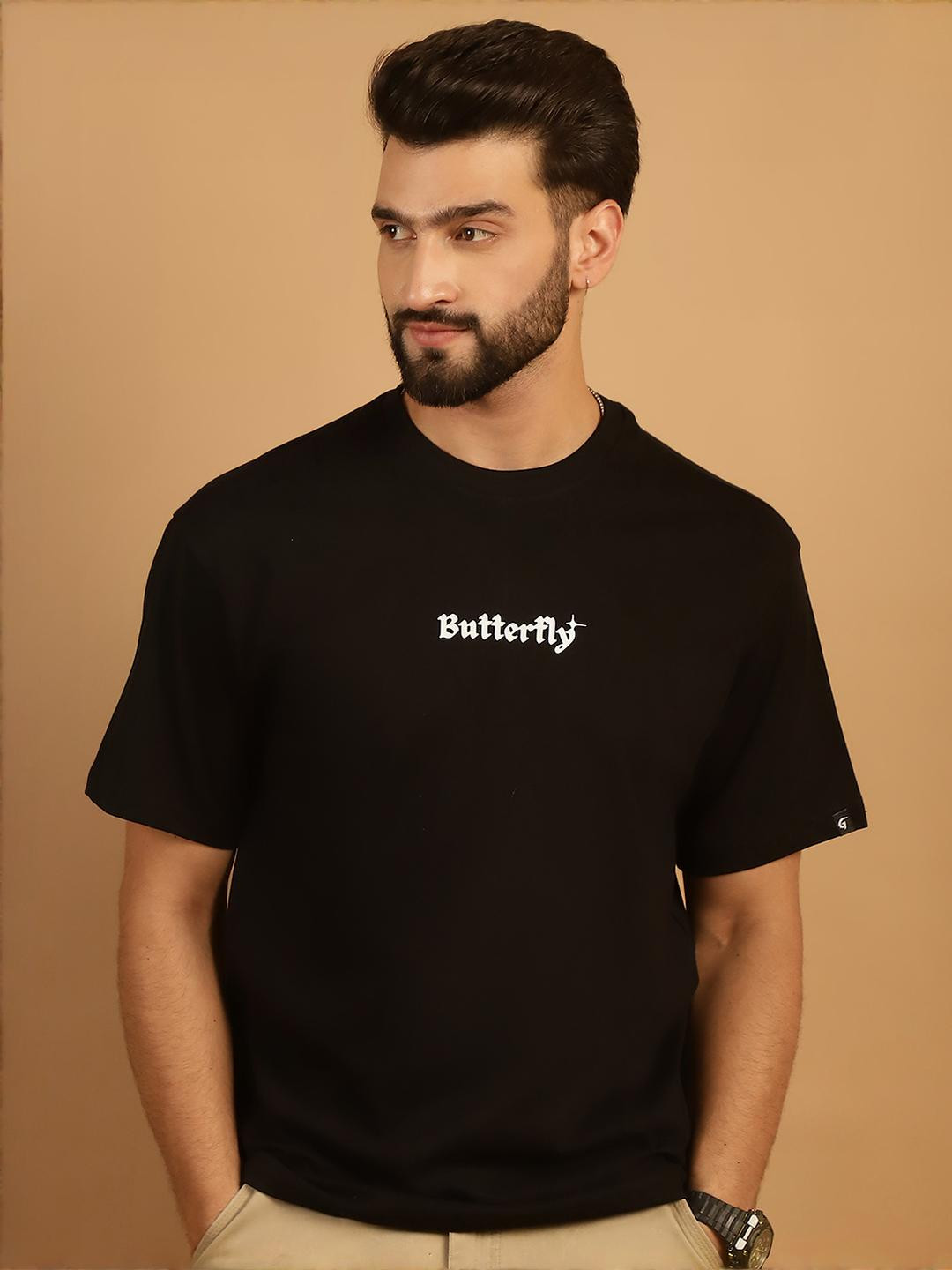 Oversized Graphic Black T-Shirt