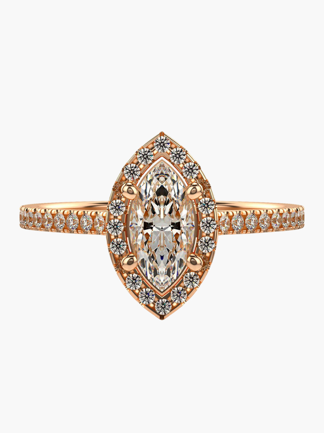 VALANOVA Women 18 Kt 925 Sterling Silver Lab Grown 0.69 CT Diamond Ring 1.53 gm