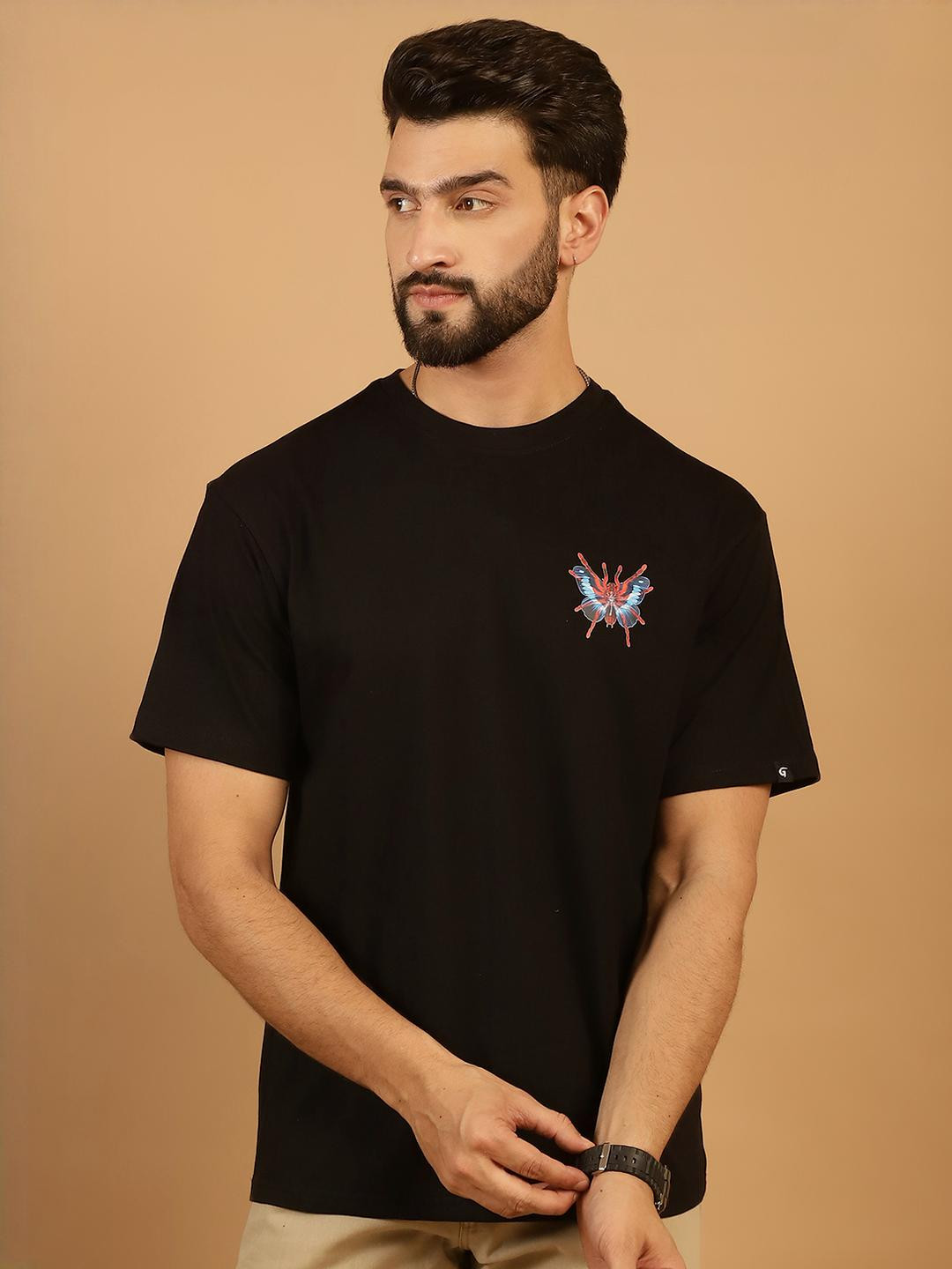 Oversized Graphic Black T-Shirt