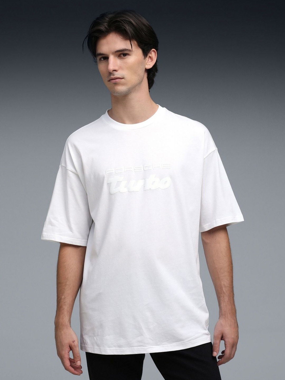 PUMA Motorsport Porsche Legacy Men's Oversized Puff Print Tee