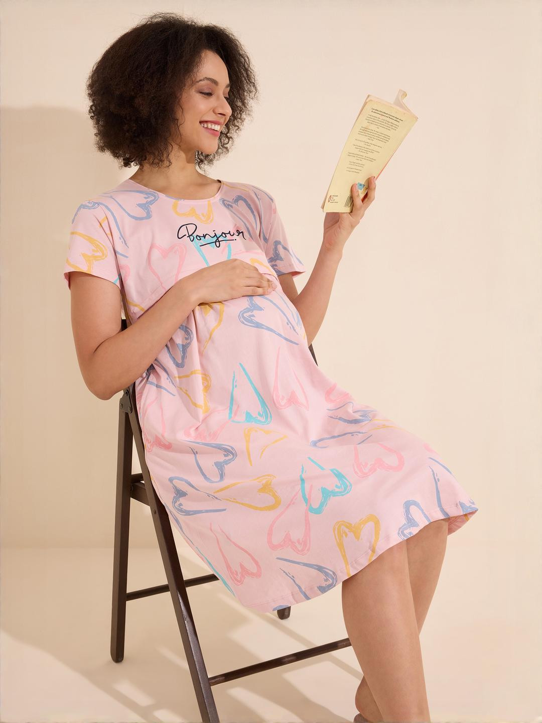 Lotik Printed Nightdress