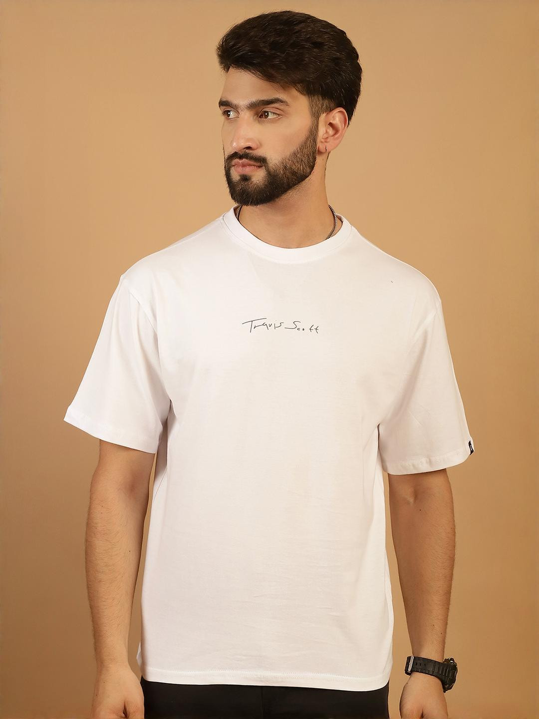 Oversized Graphic White T-Shirt