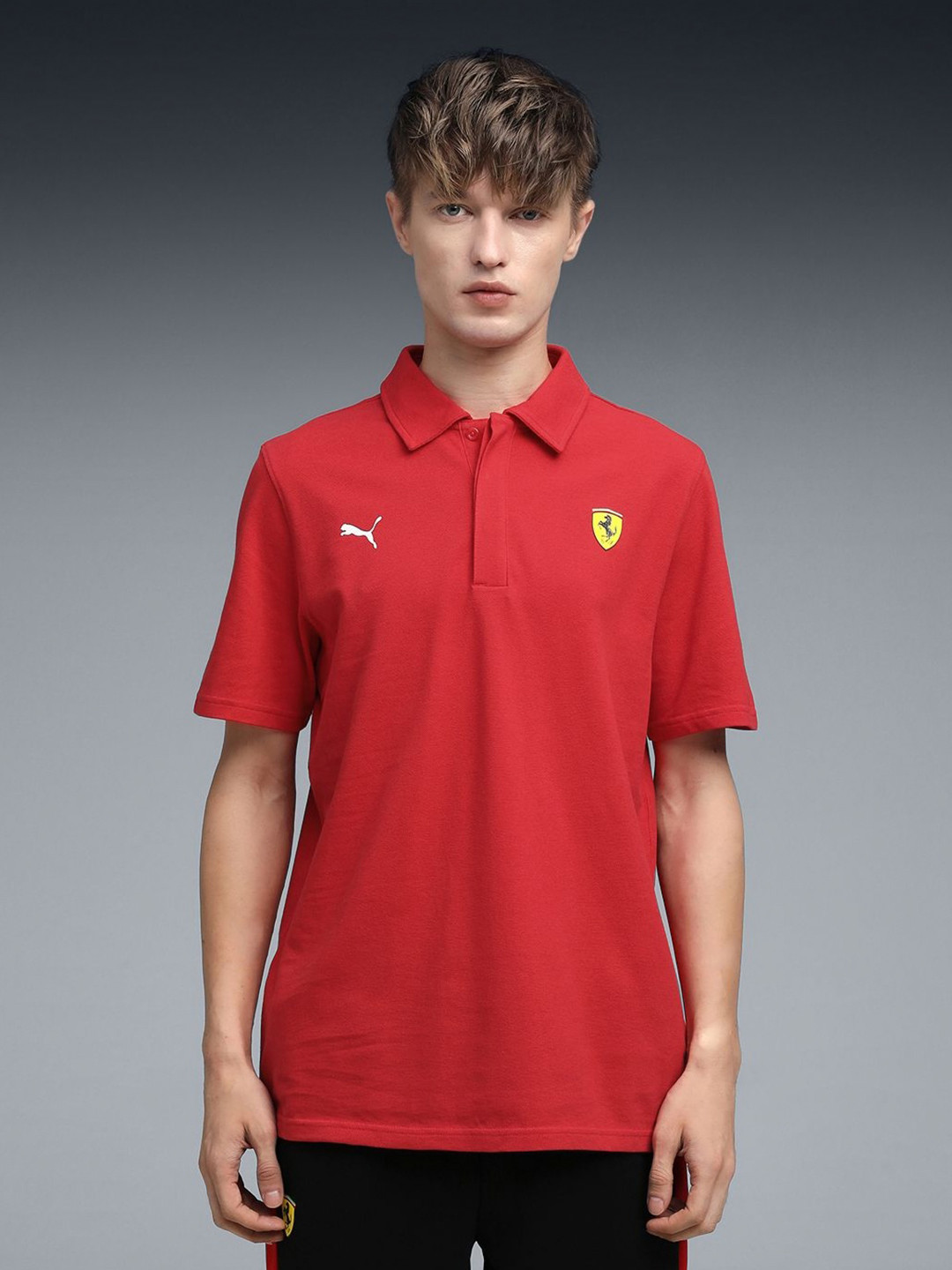 PUMA Motorsport Ferrari Sportswear Men's Regular Fit Polo
