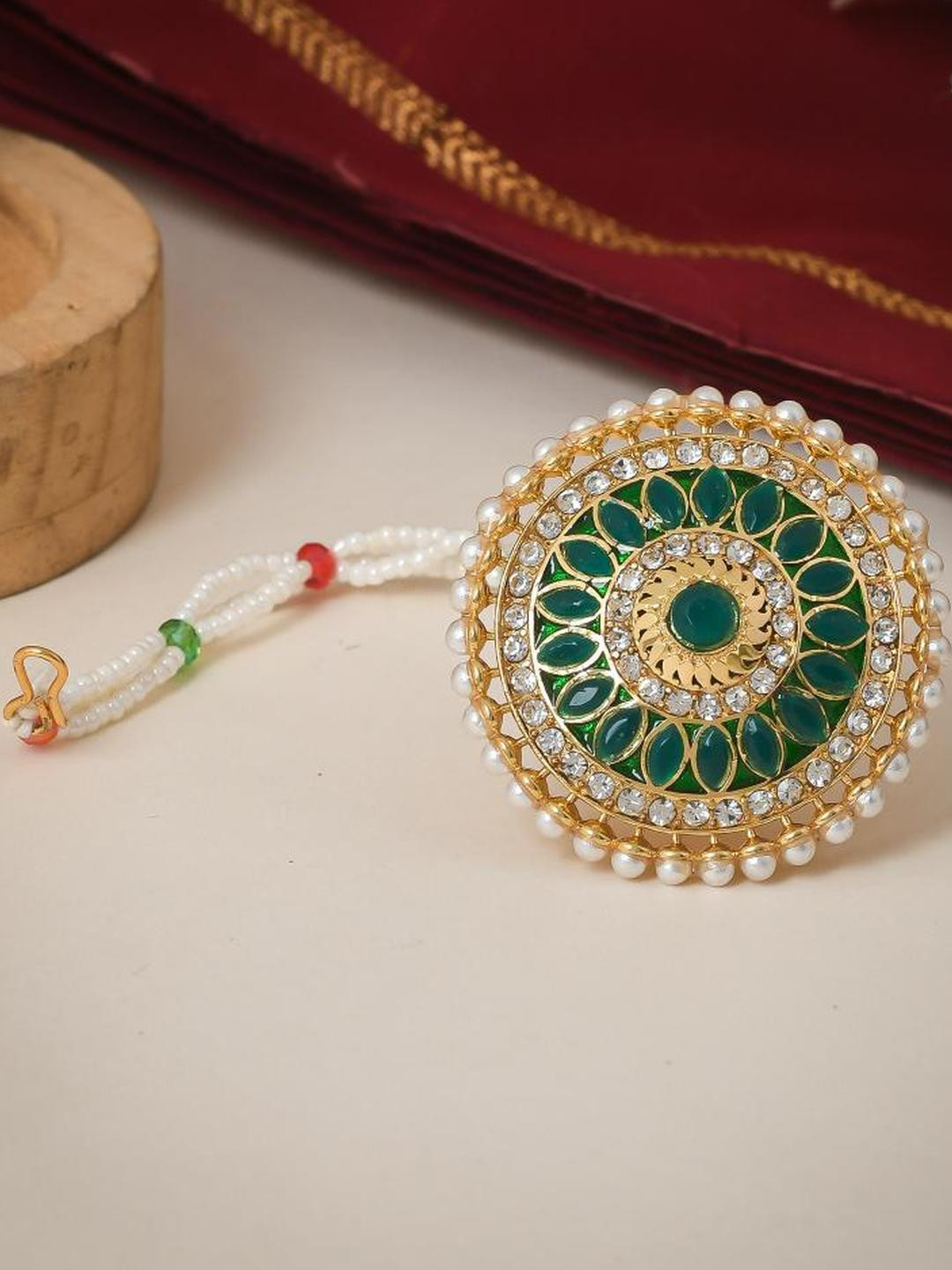 One Gram Gold Polish Plared Rajasthnai Borla