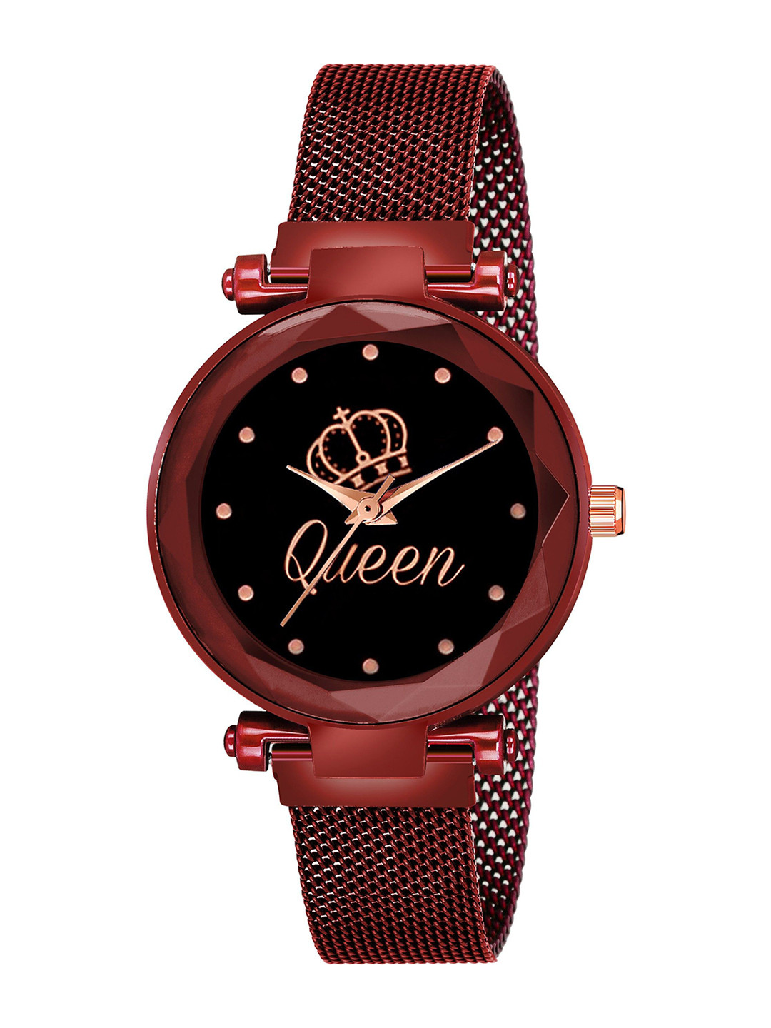 Gopal Shopcart Unisex Dial & Bracelet Style Straps Analogue Watch GR 379 RED NewQ M