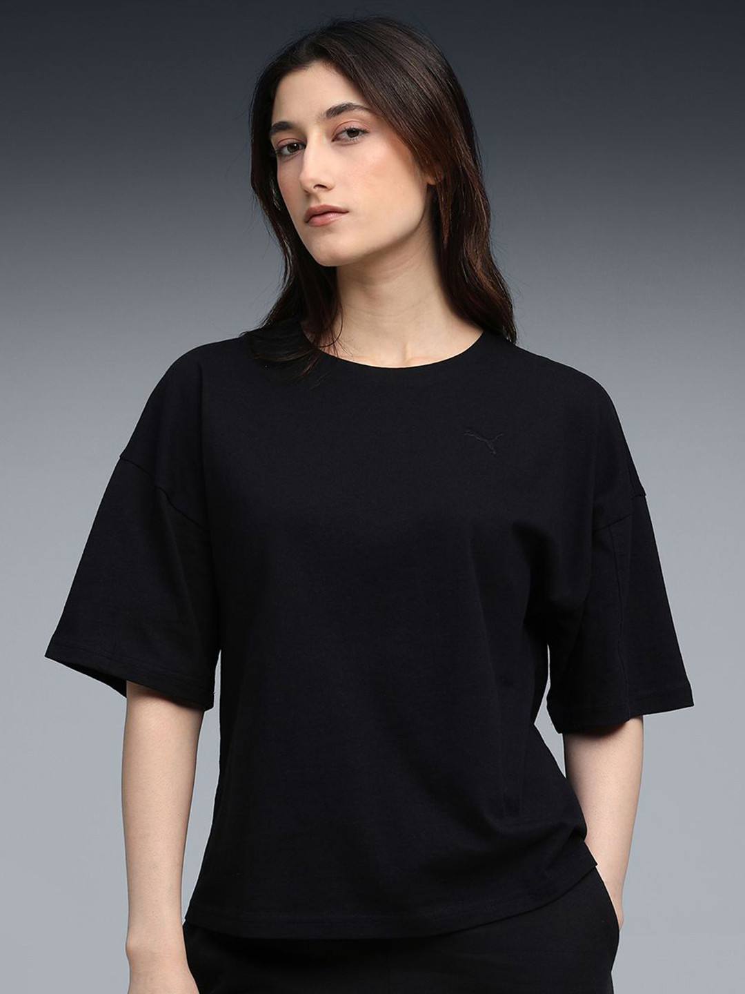 Puma HER Womens Oversized Crew Neck Tee