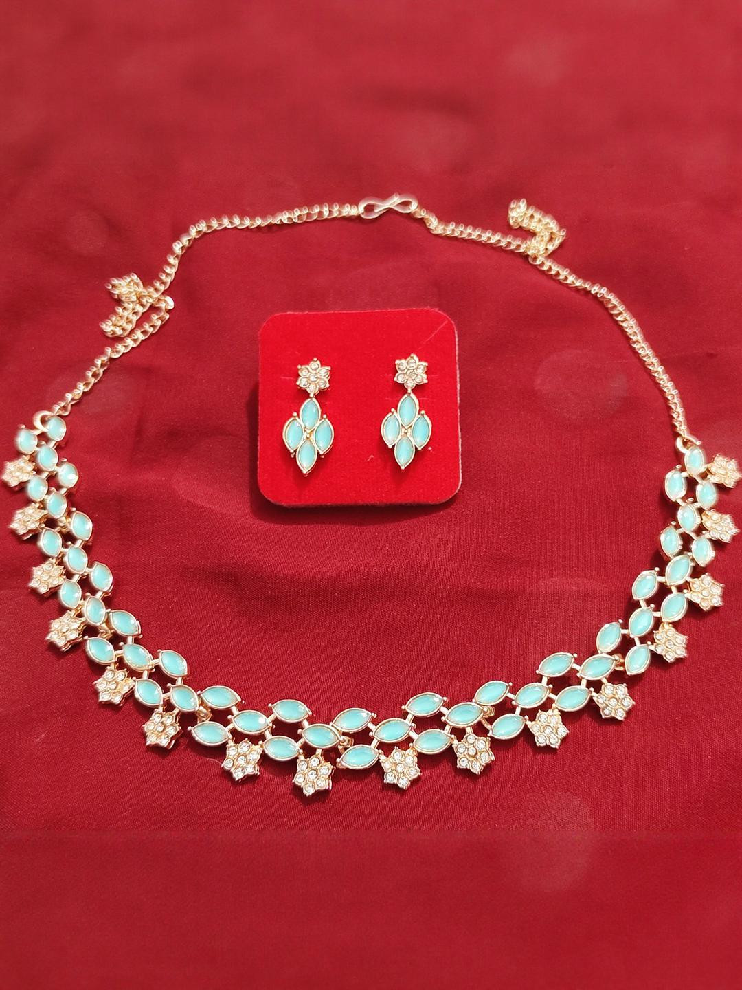 Balaji Gold Women Turquoise Blue Pendant