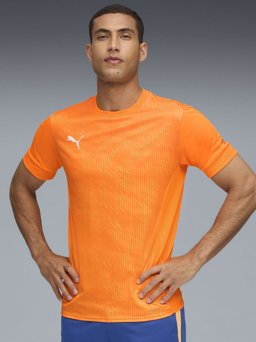 Puma indPadel Men Sweat-Wicking Graphic Jersey