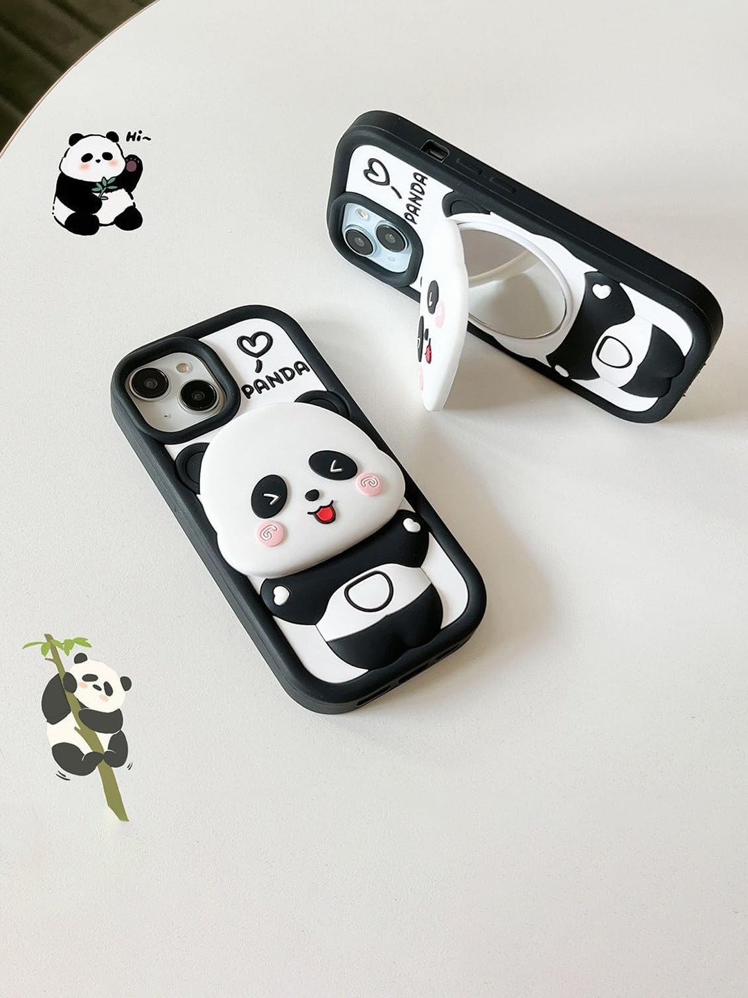 CASE CREATION Panda Cartoon Characters Printed iPhone 14 Pro Max Back Case
