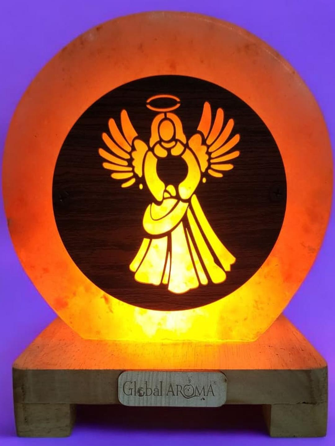 Angel Himalayan rock salt crafted Lamp